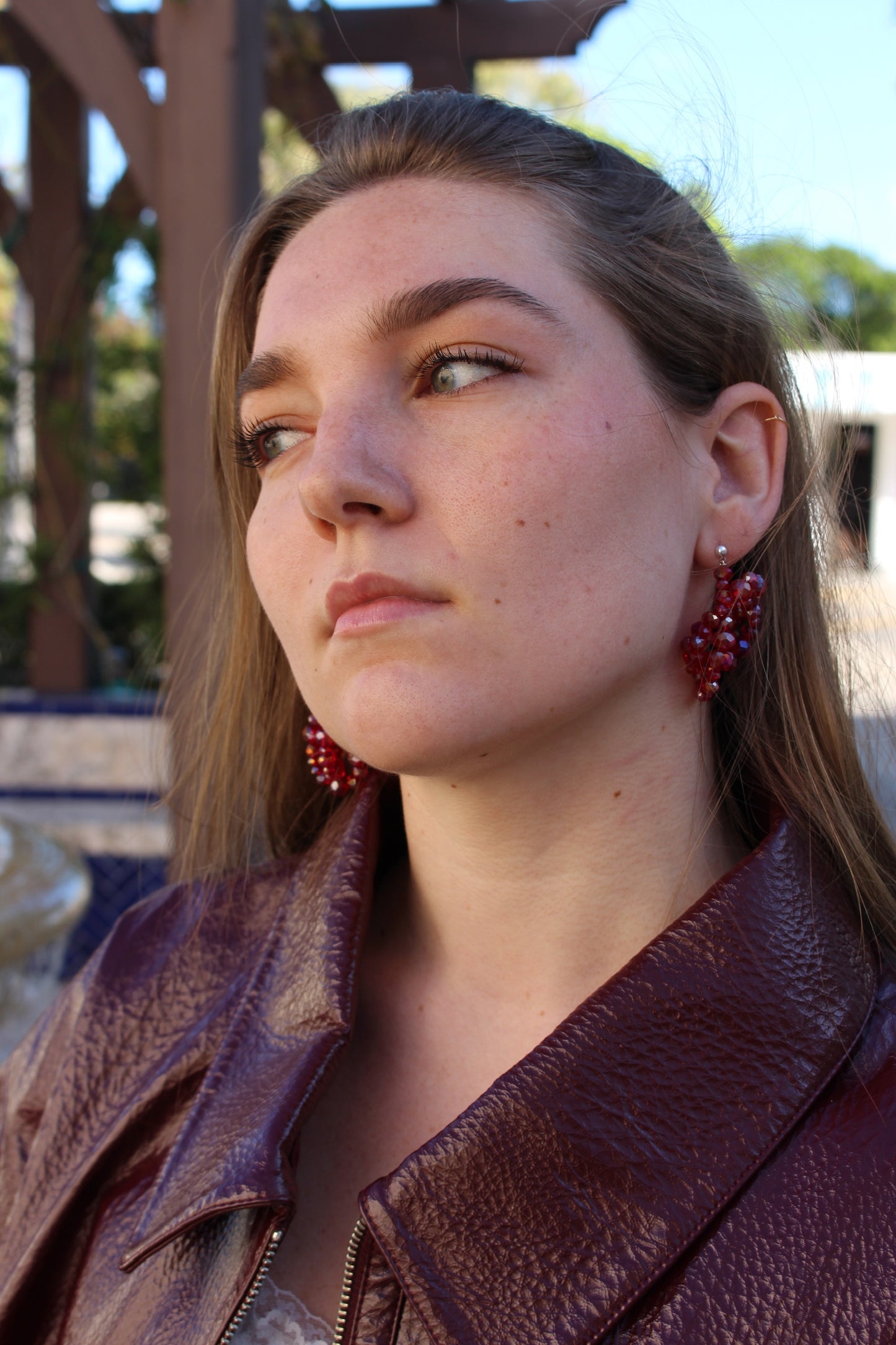 Cherry Knot Earrings