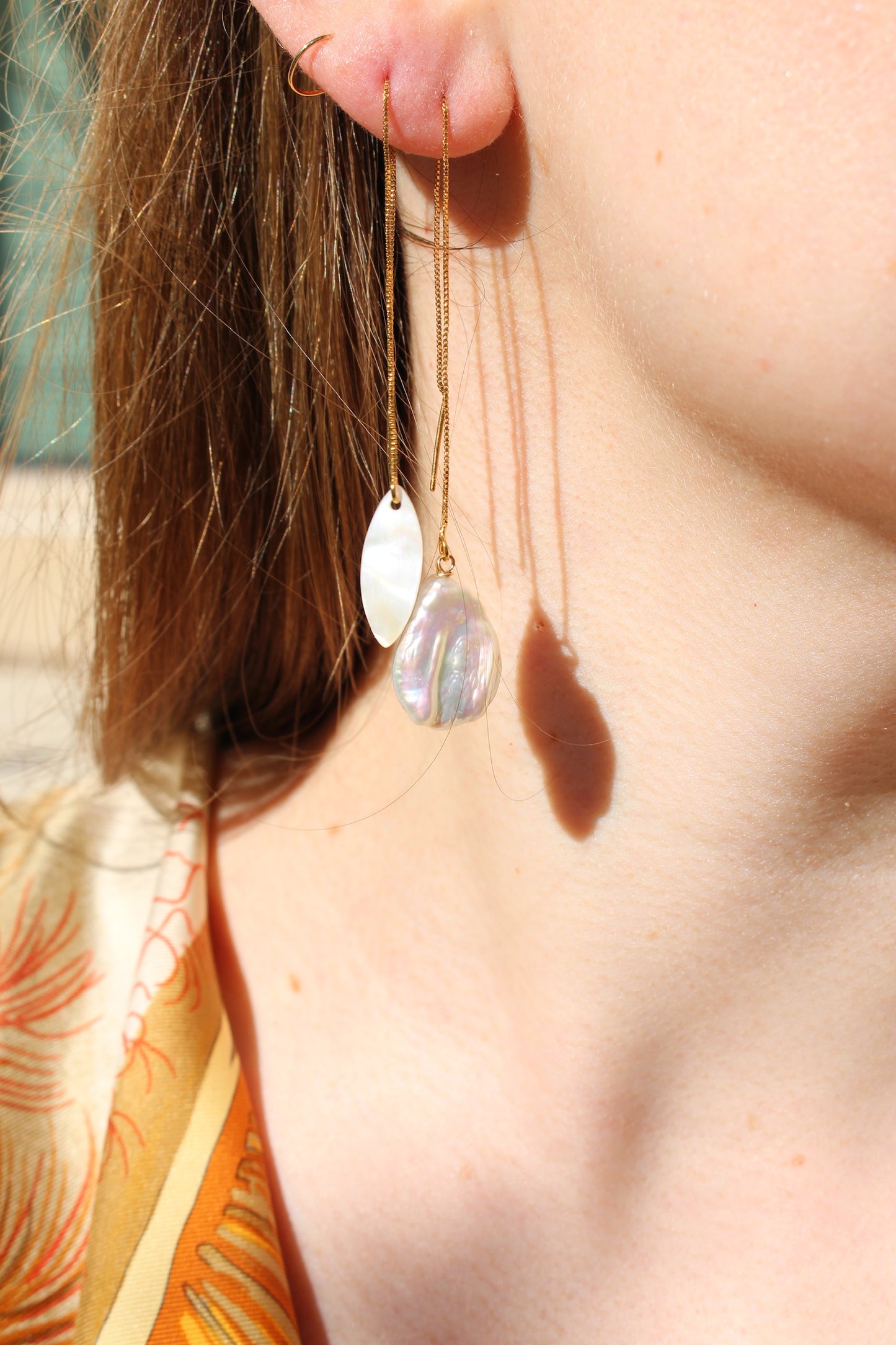Amalfi Threader Earrings