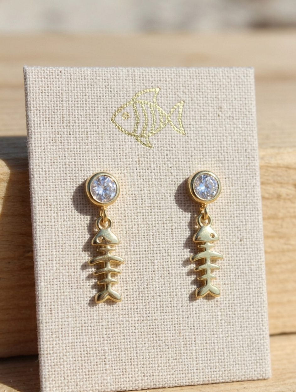 Branzino Earrings